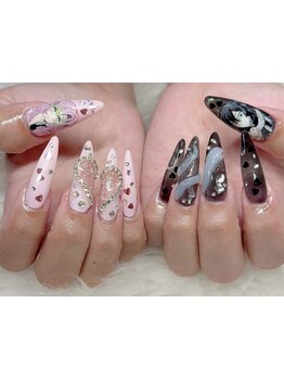 手描きアートが得意なサロン