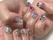 定額DESIGN C♪カラフルストーンにイキモノパーツをプラス！