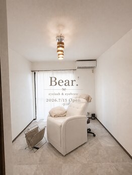 Bear. eyelash & eyebrow｜三国ヶ丘 まつげ・眉毛サロン 【完全個室】/店内風景
