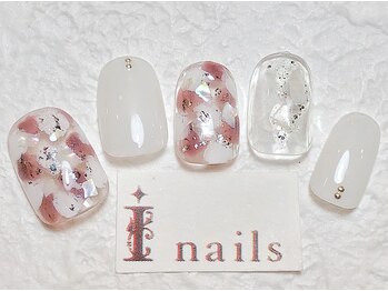 アイネイルズ 梅田店(I nails)/シアーデザイン￥7700