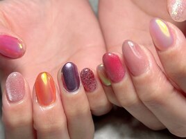 カラフルいろいろネイル