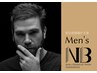 men'sノンケミカル・ブロウラミネーション(眉の毛流れを整え）WAX込み