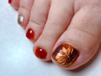 デシカ(DeSica)/大人フラワーネイル＊手描きart