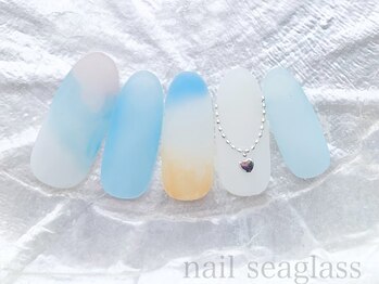 ネイル シーグラス(nail seaglass)/シーグラス風ネイル