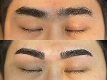 ボスブロウ 大曽根店(BOSSBROW)/左右差を利用した眉＃メンズ眉毛