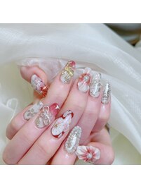 初回オフ無料　成人式ネイル