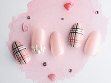 ネイルサロン パリスピンク(paris pink)/６本アート♪