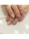 グラデーションネイル♪