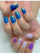 ネイルアート ジマー/60minartとミラーネイル