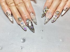 スカルプ　キラキラ　パーツ