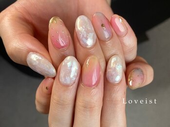 ネイル ラヴィスト(NAIL LOVEIST)の写真/最旬のくすみカラー/トレンドカラーを豊富に揃え☆お色mixのオリジナルカラーもOK！