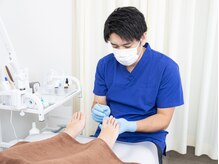 巻き爪補正店 松戸店/爪の汚れを除去☆