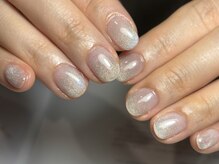 サロンドファン(salon de Fan)/オーロラマグネットネイル