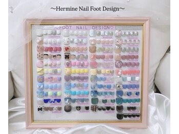 エルミンサロン(Hermine Salon)/フットネイル開始いたしました♪