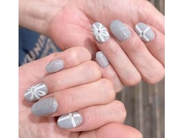 アートネイルリボンデザイン