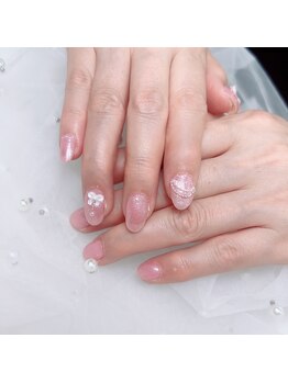 きゅんとするリボンネイル