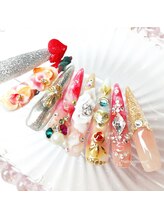 ネイルルーム アイボリー(nail room ivory)/成人式オーダーチップ