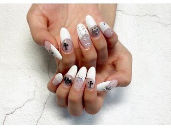 ロング白フレンチ