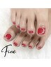 【初回オフ無料】Foot ★Design nail（お持込み・デザインネイル) ¥8,800～