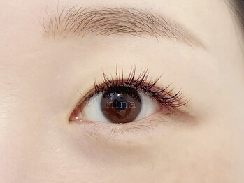 ニーナ 北堀江 心斎橋(nina)の写真/《LEDグルー/カラーエクステ変更OK！》ブラウンミックスがおすすめ◎トレンド感あるお目元に♪［心斎橋］