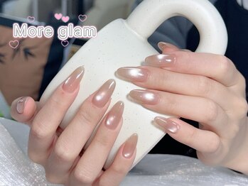 モアグラム 池袋東口店(More Glam)/つるつる☆水光マグネットネイル