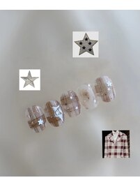 チェックネイル