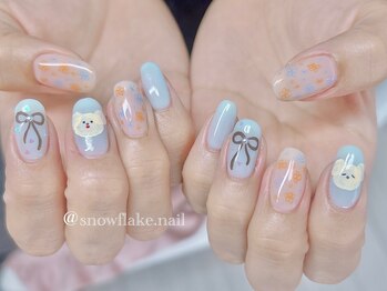 スノーフレーク(Snowflake)/季節定額デザイン