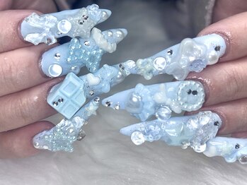プリンセス(Princess)の写真/【とにかく激かわ!指先を見て嬉しくなる★】自分の"好き"を集めたネイルに◇パーツ選び放題!イベント用も◎