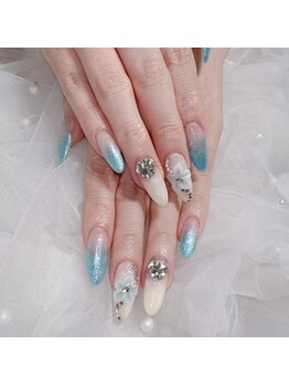 ネイルサロン ル リアン(Nailsalon Le lien)の写真/《ジェルネイル画像持ち込み＆相談コース★》"好きなもの"がぎゅっと詰まったお気に入りのネイルを♪