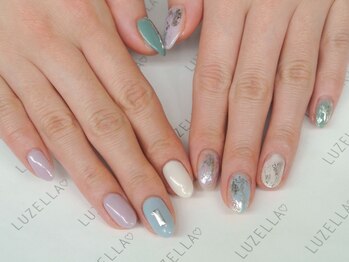 ルズ エラ プライベートネイルサロン(Luz ella private nail salon)/アシメネイル♪(90min)