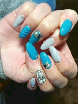 ネイルサロン ル リアン(Nailsalon Le lien)/¥7500(オーダーデザイン)