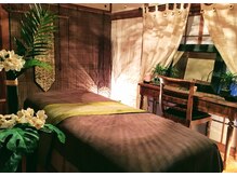 和とバリの融合の落ち着ける場所。至福の時間です♪