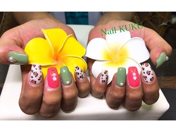 ネイルサロン ネイルクク(Nail KUKU)/ヒョウ柄☆