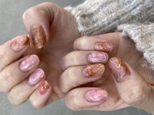 アイミーモア 国立店(aimer more)/もやもやニュアンスネイル