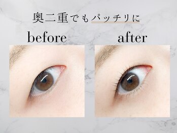 ルーム(room)/負担が少ないまつ毛パーマです♪