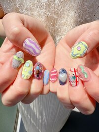 10本art nail
