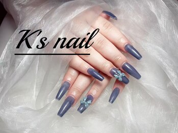 ケイズネイル 八王子(K's Nail Salon)/長さ出しワンカラー