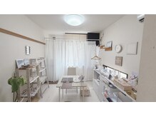 ナチュラルなイメージのサロン作りを心がけています♪