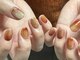 トーンネイル(tone nail)の写真/《おまかせartが好評◎》こだわりのニュアンスネイルを短い爪にも似合うデザインでご提案*