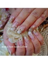ネイルサロン ラ メール(Nail Salon La mer)/【ジェル】　大人でも可愛い