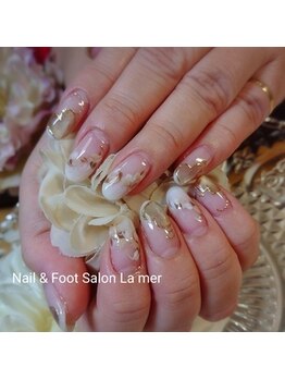 ネイルサロン ラ メール(Nail Salon La mer)/【ジェル】　大人でも可愛い