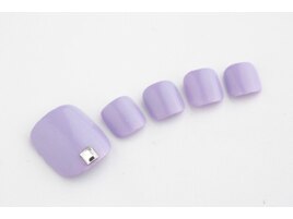 ナチュラルパープルネイル