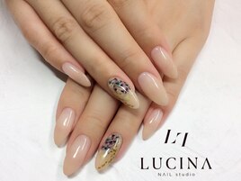 C-36 大人可愛い押し花ネイル