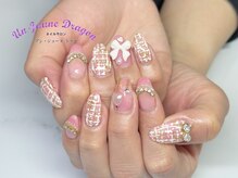 アン ジョーヌドラゴ/【自爪ネイル】ツイードネイル