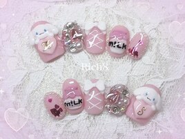 オーダーチップ☆シナモンネイル