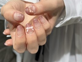 ラメグラデーションネイル
