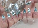 クリスタルオーシャンネイル☆