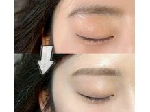 シュシュ(chou chou)/眉/アイブロウbefore・after