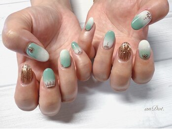 アンドット(anDot.)の写真/【定額コースあり☆】デザインはサンプルからのご選択、もしくは持ち込み画像もOK♪ネイル初心者さんも◎