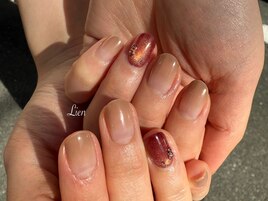 冬ネイル/シンプルネイル